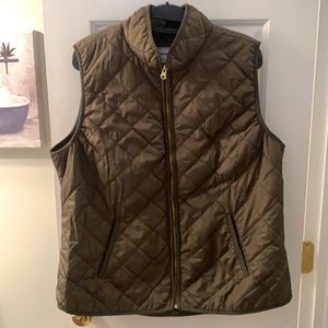 Old Navy Green Puffy Vest